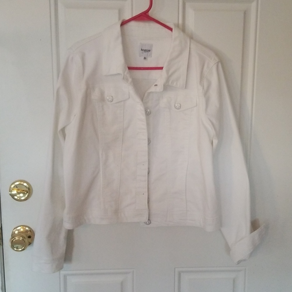 White denim jacket - kensie